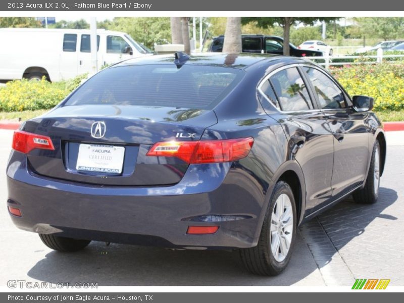 Fathom Blue Pearl / Ebony 2013 Acura ILX 2.0L