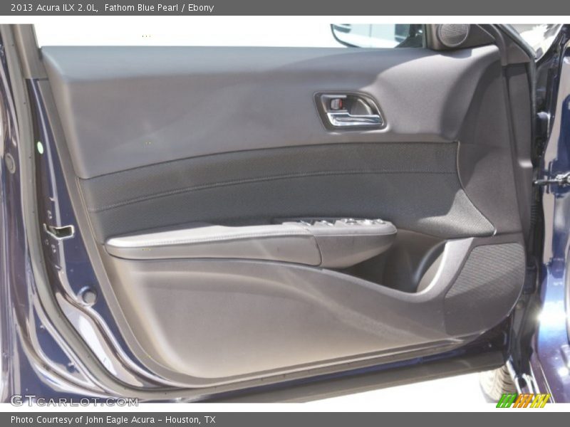 Fathom Blue Pearl / Ebony 2013 Acura ILX 2.0L