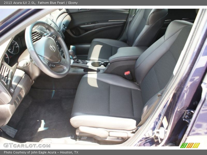Fathom Blue Pearl / Ebony 2013 Acura ILX 2.0L