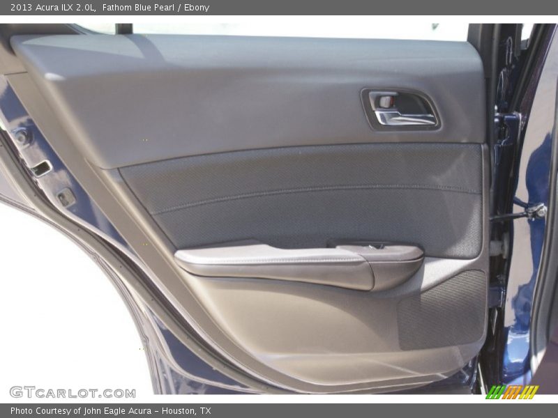 Fathom Blue Pearl / Ebony 2013 Acura ILX 2.0L
