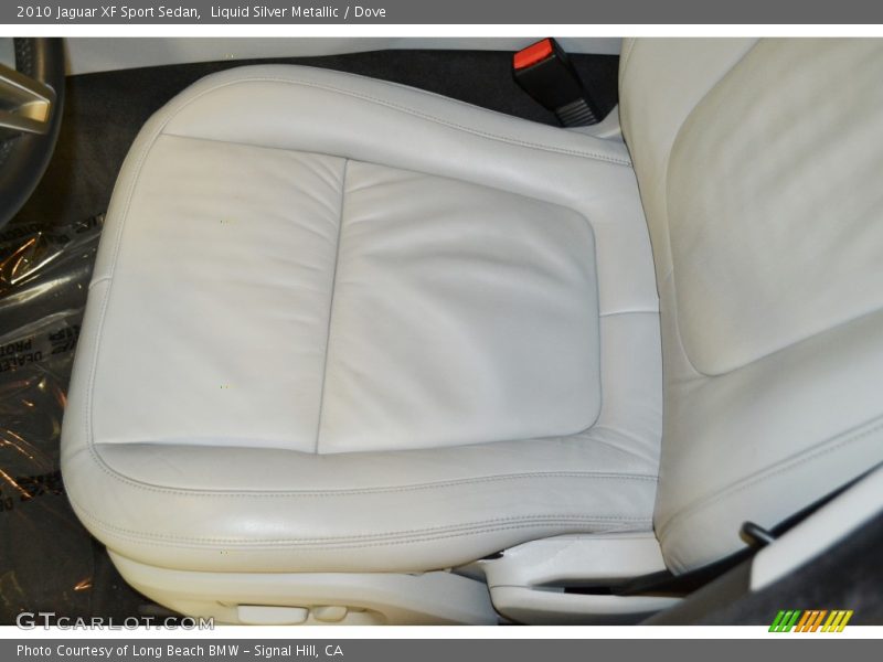 Liquid Silver Metallic / Dove 2010 Jaguar XF Sport Sedan