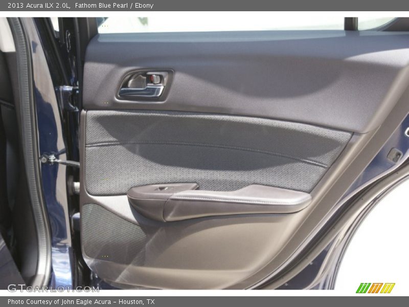 Fathom Blue Pearl / Ebony 2013 Acura ILX 2.0L