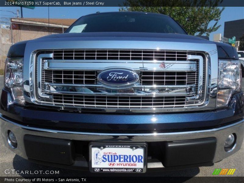 Blue Jeans / Steel Grey 2014 Ford F150 XLT SuperCab