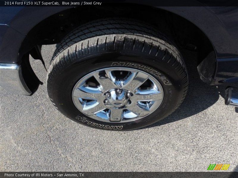 Blue Jeans / Steel Grey 2014 Ford F150 XLT SuperCab