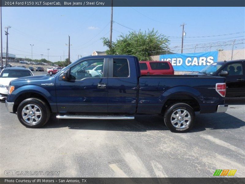 Blue Jeans / Steel Grey 2014 Ford F150 XLT SuperCab