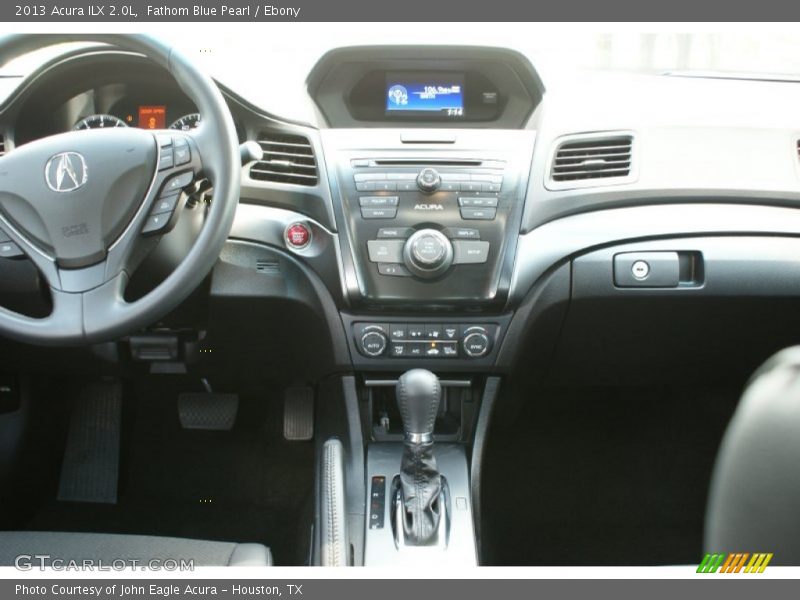 Fathom Blue Pearl / Ebony 2013 Acura ILX 2.0L