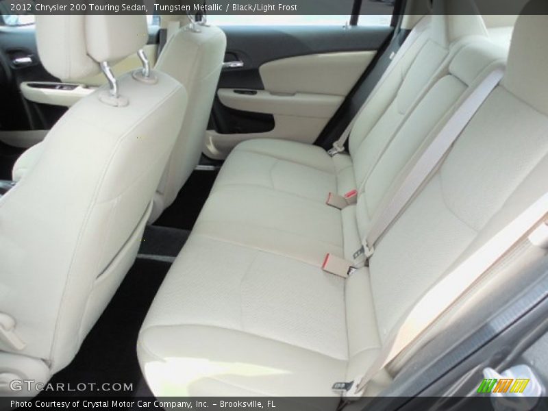 Tungsten Metallic / Black/Light Frost 2012 Chrysler 200 Touring Sedan