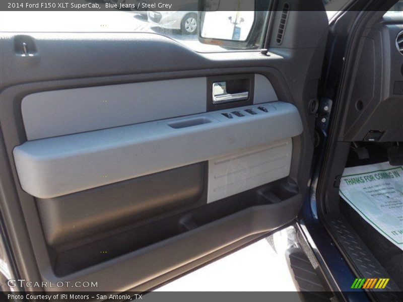 Blue Jeans / Steel Grey 2014 Ford F150 XLT SuperCab