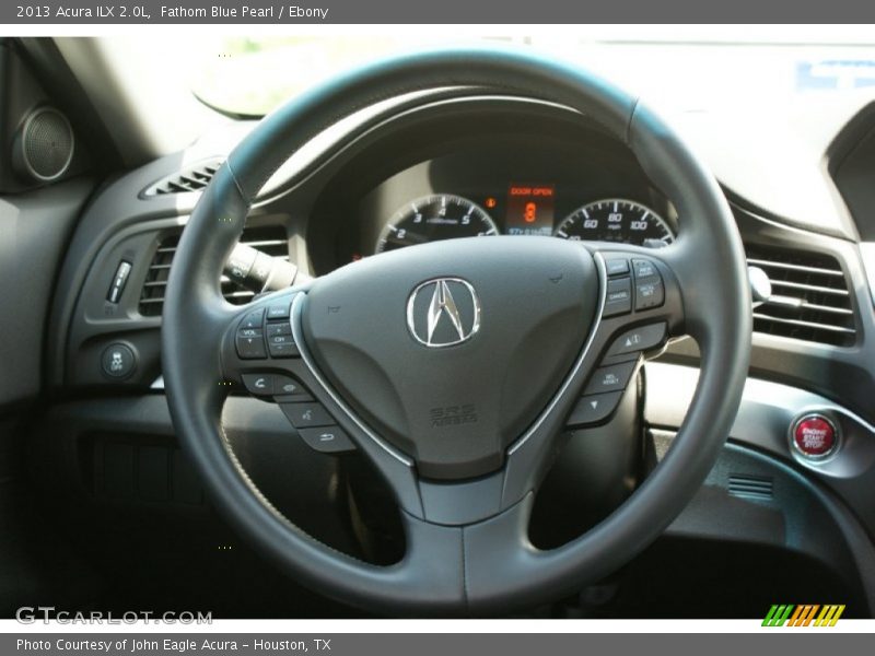 Fathom Blue Pearl / Ebony 2013 Acura ILX 2.0L