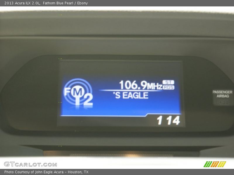 Fathom Blue Pearl / Ebony 2013 Acura ILX 2.0L