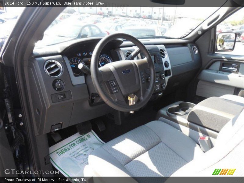Blue Jeans / Steel Grey 2014 Ford F150 XLT SuperCab