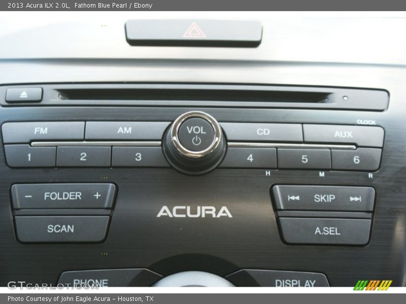 Fathom Blue Pearl / Ebony 2013 Acura ILX 2.0L