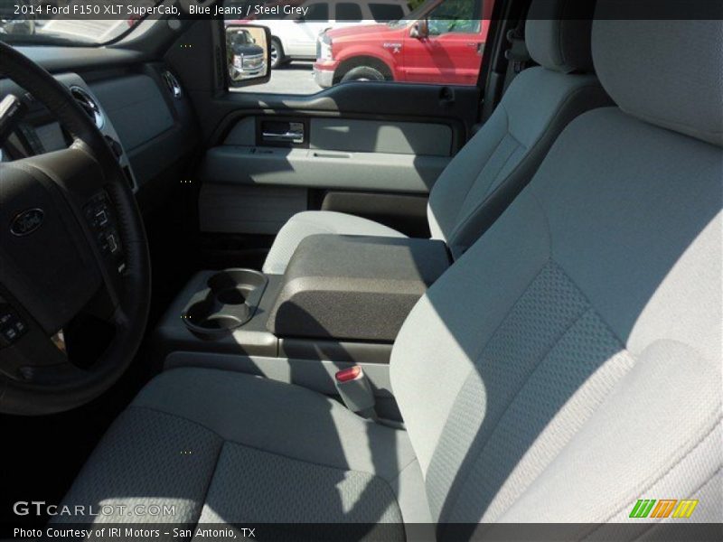 Blue Jeans / Steel Grey 2014 Ford F150 XLT SuperCab