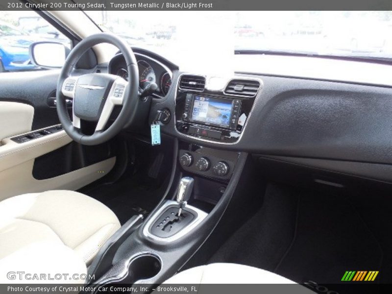 Tungsten Metallic / Black/Light Frost 2012 Chrysler 200 Touring Sedan