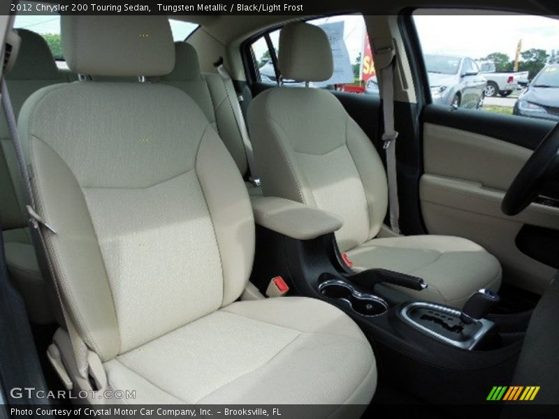 Tungsten Metallic / Black/Light Frost 2012 Chrysler 200 Touring Sedan