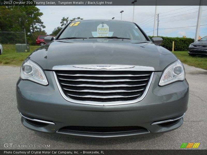 Tungsten Metallic / Black/Light Frost 2012 Chrysler 200 Touring Sedan