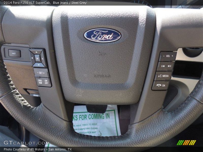 Blue Jeans / Steel Grey 2014 Ford F150 XLT SuperCab