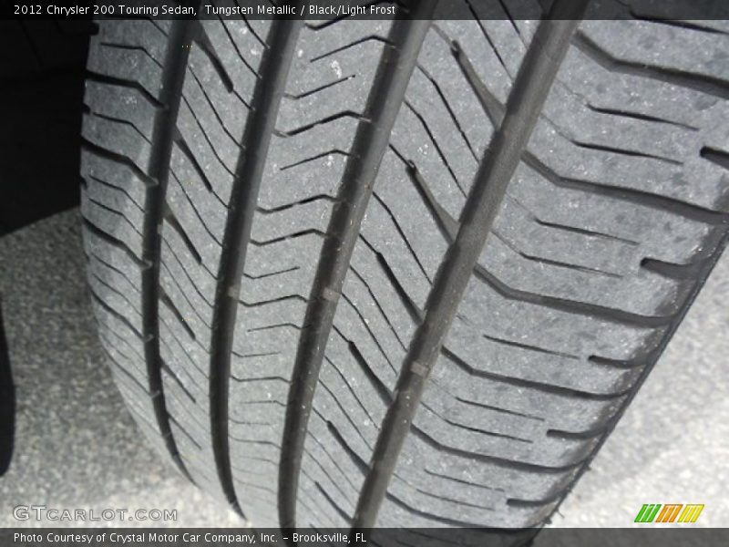 Tungsten Metallic / Black/Light Frost 2012 Chrysler 200 Touring Sedan
