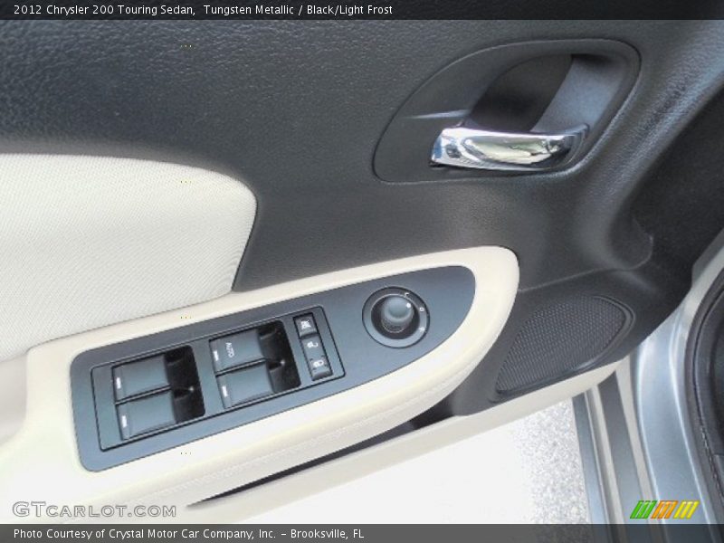Tungsten Metallic / Black/Light Frost 2012 Chrysler 200 Touring Sedan