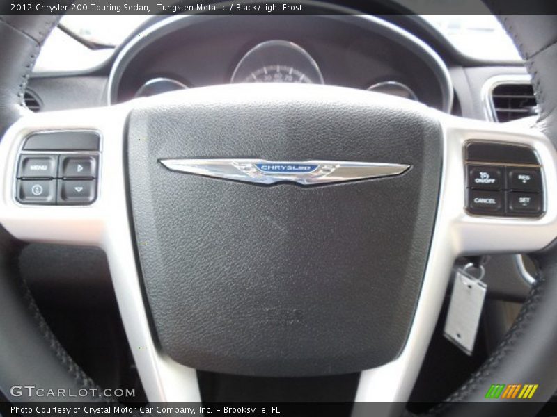 Tungsten Metallic / Black/Light Frost 2012 Chrysler 200 Touring Sedan