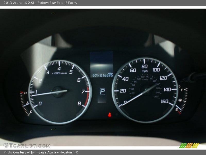 Fathom Blue Pearl / Ebony 2013 Acura ILX 2.0L