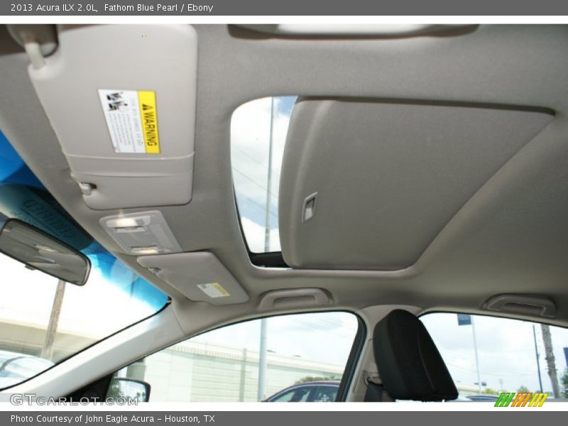 Fathom Blue Pearl / Ebony 2013 Acura ILX 2.0L