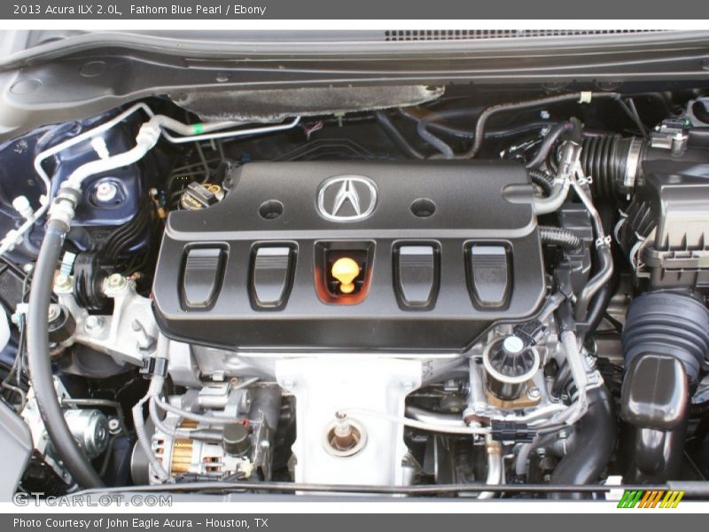 Fathom Blue Pearl / Ebony 2013 Acura ILX 2.0L