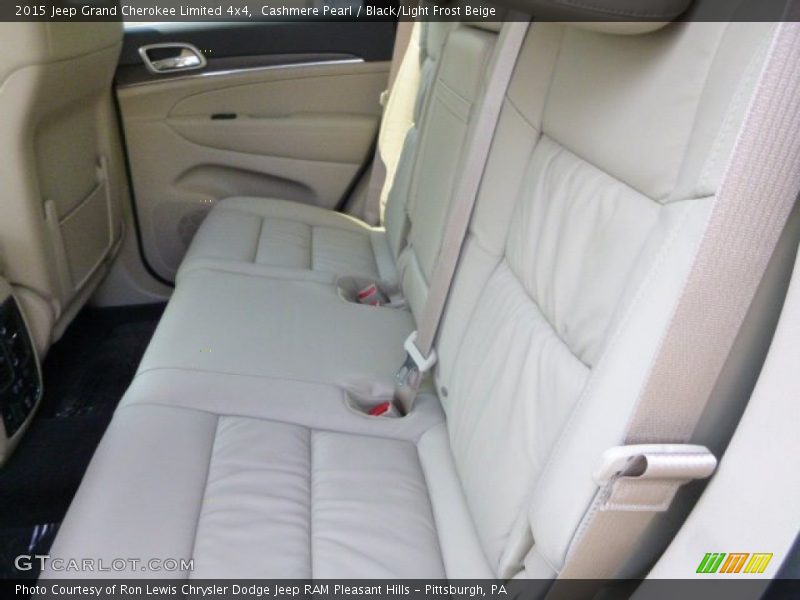 Cashmere Pearl / Black/Light Frost Beige 2015 Jeep Grand Cherokee Limited 4x4