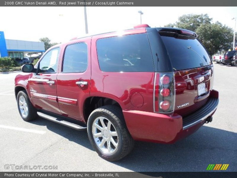 Red Jewel Tintcoat / Cocoa/Light Cashmere 2008 GMC Yukon Denali AWD