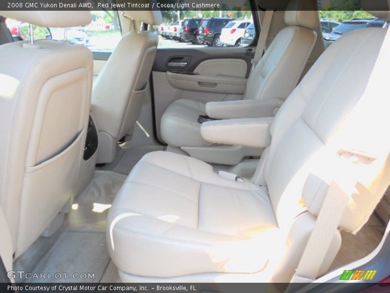 Red Jewel Tintcoat / Cocoa/Light Cashmere 2008 GMC Yukon Denali AWD