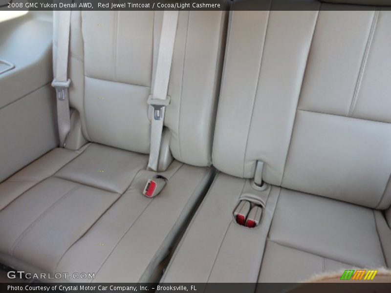 Red Jewel Tintcoat / Cocoa/Light Cashmere 2008 GMC Yukon Denali AWD