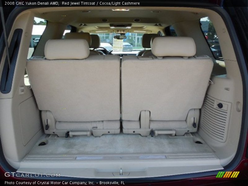 Red Jewel Tintcoat / Cocoa/Light Cashmere 2008 GMC Yukon Denali AWD