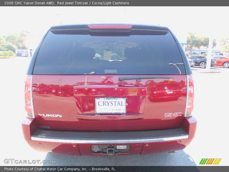 Red Jewel Tintcoat / Cocoa/Light Cashmere 2008 GMC Yukon Denali AWD