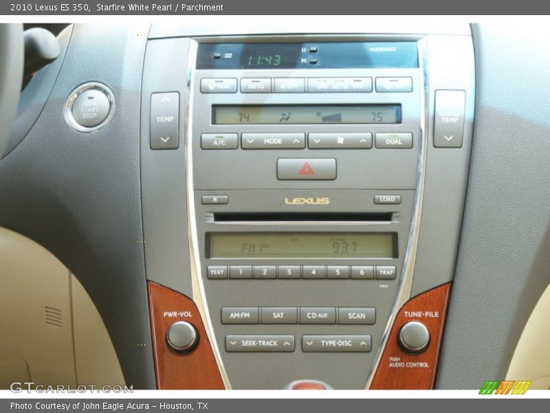 Starfire White Pearl / Parchment 2010 Lexus ES 350