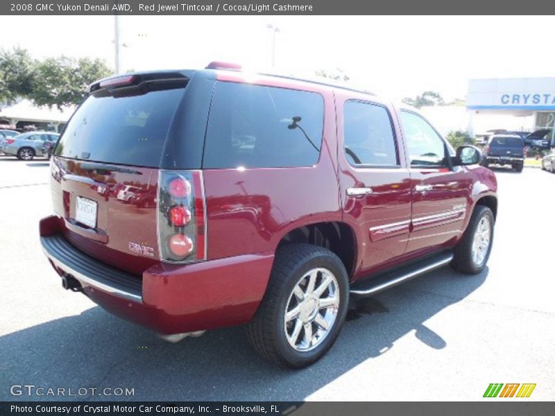 Red Jewel Tintcoat / Cocoa/Light Cashmere 2008 GMC Yukon Denali AWD
