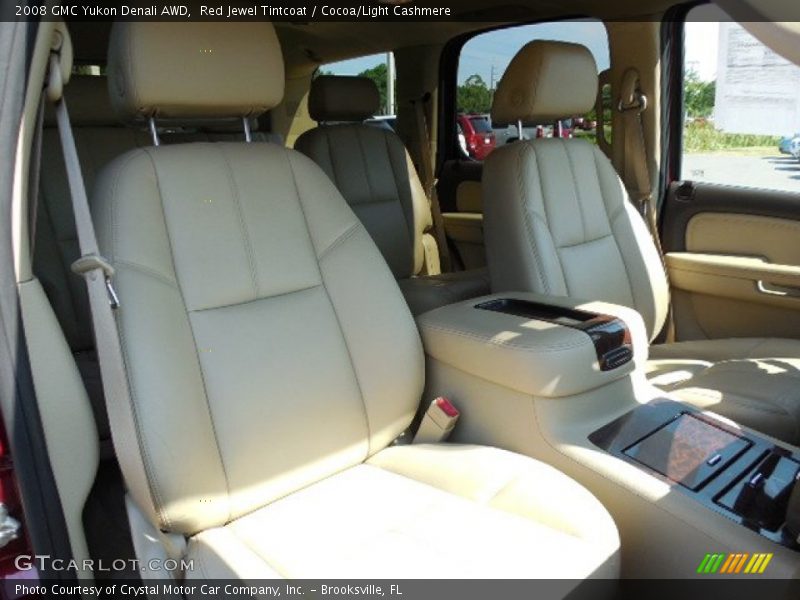 Red Jewel Tintcoat / Cocoa/Light Cashmere 2008 GMC Yukon Denali AWD