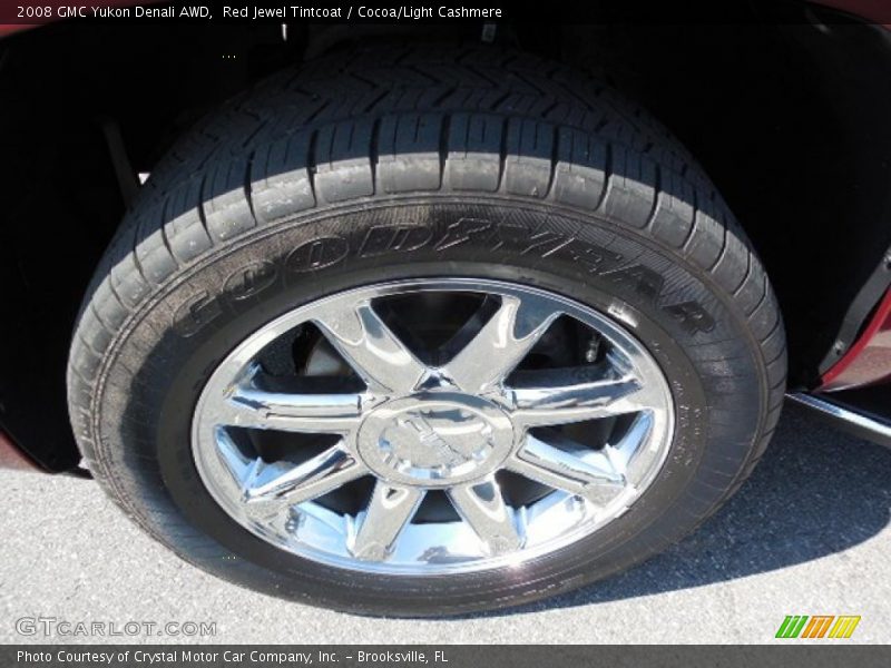 Red Jewel Tintcoat / Cocoa/Light Cashmere 2008 GMC Yukon Denali AWD