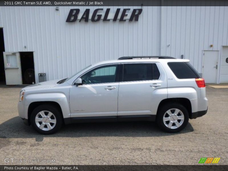 Quicksilver Metallic / Jet Black 2011 GMC Terrain SLE AWD