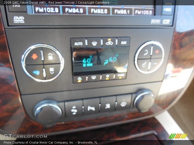 Red Jewel Tintcoat / Cocoa/Light Cashmere 2008 GMC Yukon Denali AWD