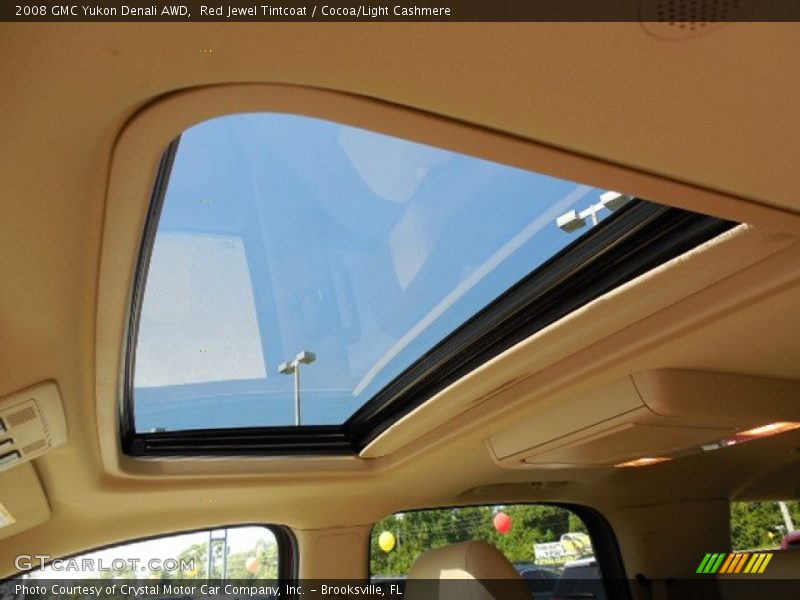 Red Jewel Tintcoat / Cocoa/Light Cashmere 2008 GMC Yukon Denali AWD