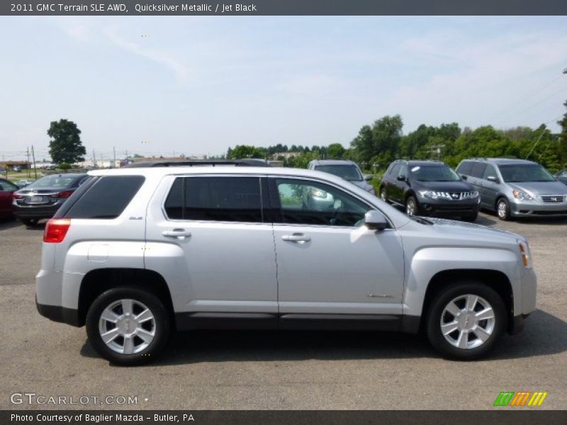 Quicksilver Metallic / Jet Black 2011 GMC Terrain SLE AWD