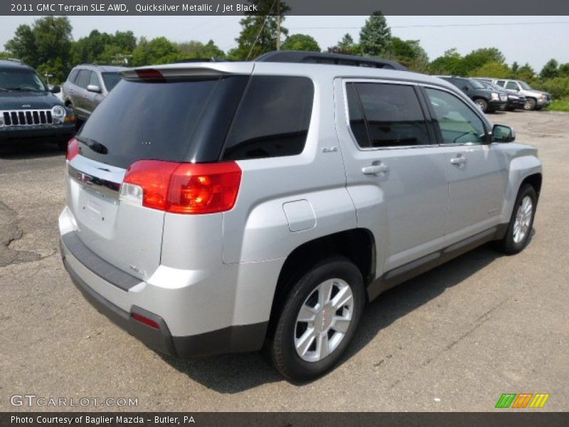 Quicksilver Metallic / Jet Black 2011 GMC Terrain SLE AWD