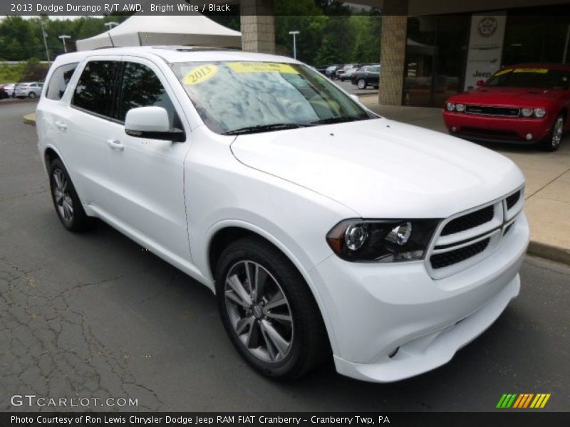 Bright White / Black 2013 Dodge Durango R/T AWD