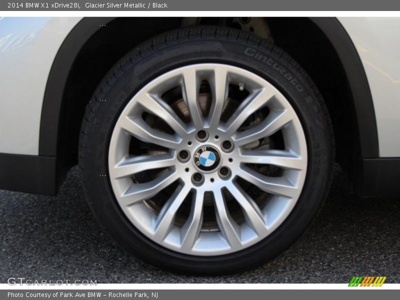Glacier Silver Metallic / Black 2014 BMW X1 xDrive28i