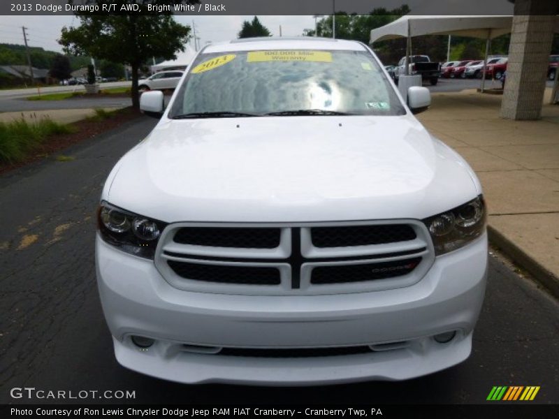 Bright White / Black 2013 Dodge Durango R/T AWD