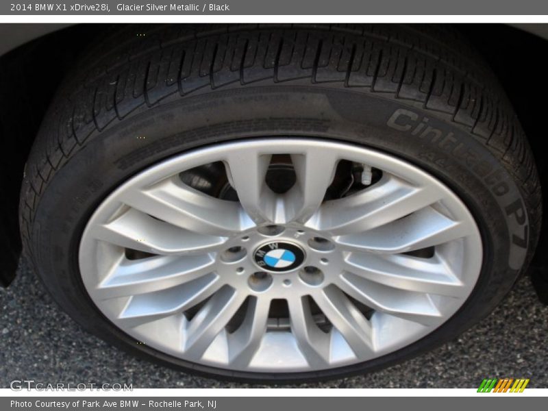 Glacier Silver Metallic / Black 2014 BMW X1 xDrive28i