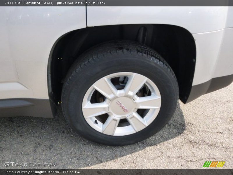 Quicksilver Metallic / Jet Black 2011 GMC Terrain SLE AWD