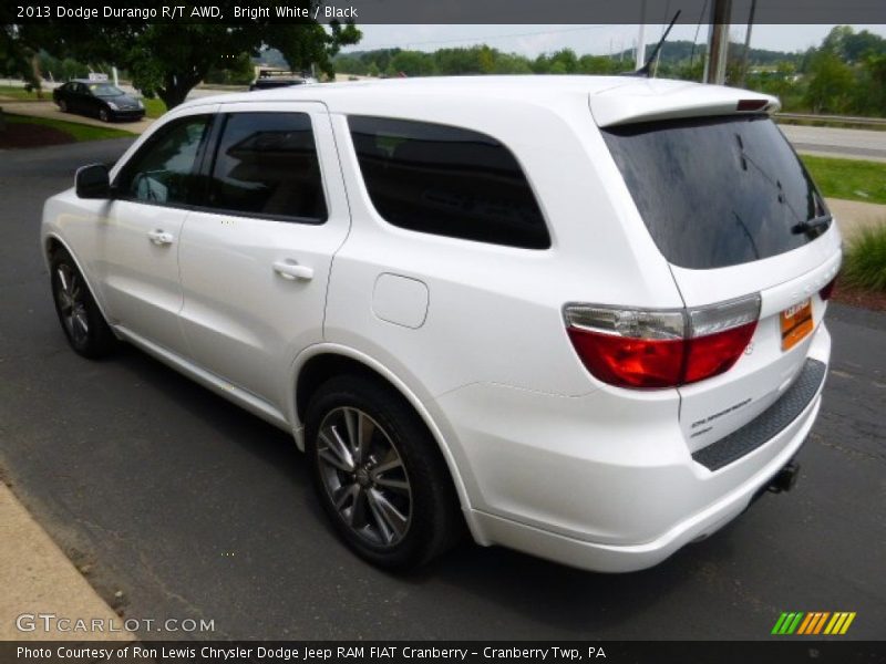 Bright White / Black 2013 Dodge Durango R/T AWD