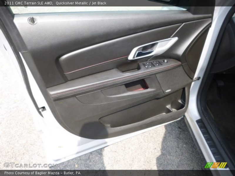 Quicksilver Metallic / Jet Black 2011 GMC Terrain SLE AWD
