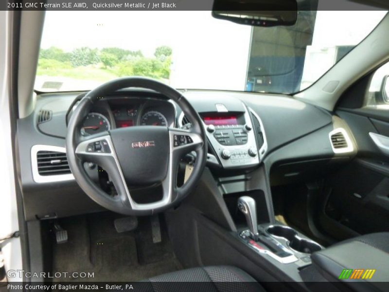 Quicksilver Metallic / Jet Black 2011 GMC Terrain SLE AWD